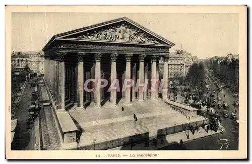 Cartes postales Paris La Madeleine