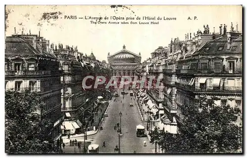 Ansichtskarte AK Paris L Avenue de l Opera Prise de l Hotel du Louvre