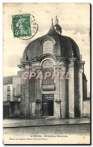 Cartes postales Alencon Bibliotheque Municipale