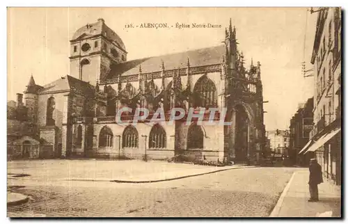 Ansichtskarte AK Alencon Eglise Notre Dame