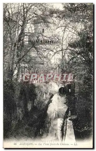 Cartes postales Alencon Les Vieux fosses du Chateau