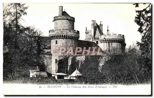 Cartes postales Alencon Le Chateau des Ducs d Alencon