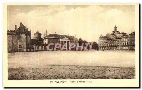 Cartes postales Alencon Place d Armes
