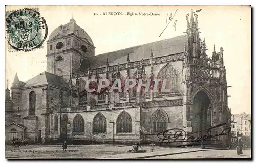 Cartes postales Alencon Eglise Notre Dame