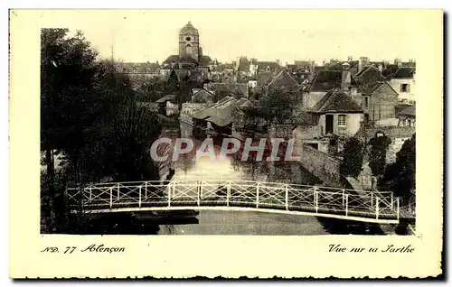 Cartes postales Alencon Vue sur la Sarthe