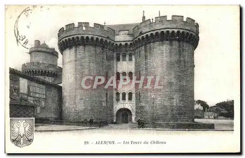 Cartes postales Alencon Les Tours du Chateau