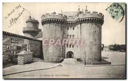 Cartes postales Alencon Le Chateau des Ducs d Alencon