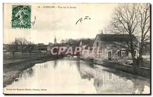 Cartes postales Alencon Vue sur la Sarthe