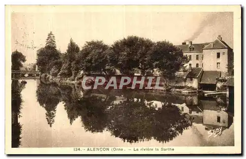 Cartes postales Alencon La Riviere la Sarthe