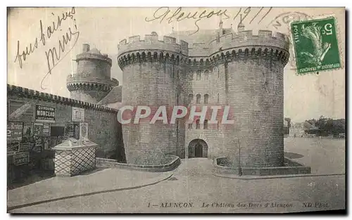 Cartes postales Alencon Le Chateau des Ducs d Alencon