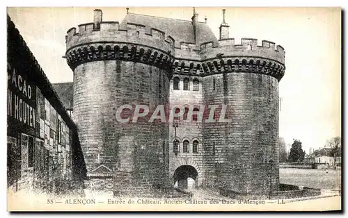 Cartes postales Alencon Entree du Chateau Ancien chateau des ducs d Alencon