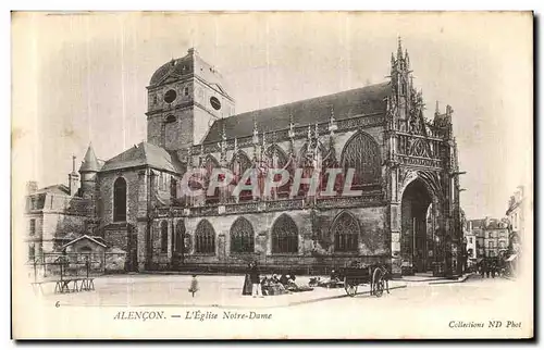 Ansichtskarte AK Alencon L Eglise Notre Dame Marche