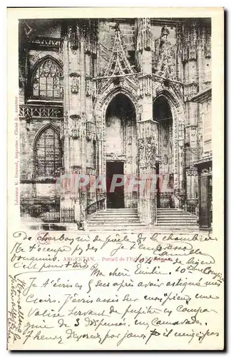 Cartes postales Argentan Portail de l eglise