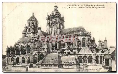 Ansichtskarte AK Alencon Eglise Saint Germain Vue Generale