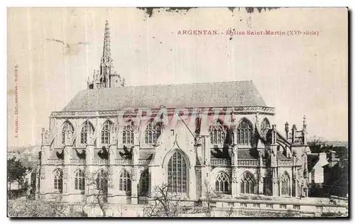 Cartes postales Argentan Eglise Saint Martin