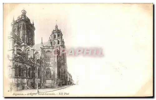 Cartes postales Argentan Eglise Saint Germain