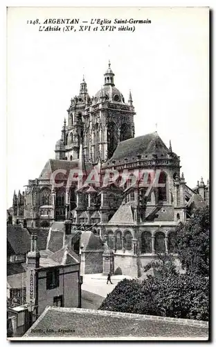 Cartes postales Argentan L Eglise Saint Germain L Abside