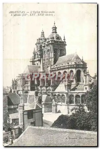 Cartes postales Argentan L Eglise St Germain L Abside