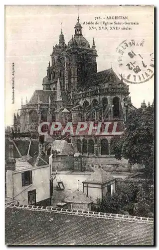 Ansichtskarte AK Argentan L Eglise St Germain L Abside