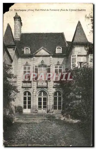 Cartes postales Mortagne Vieil Hotel de Fontenay Rue du Colonel Guerin