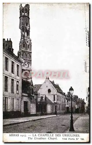 Ansichtskarte AK Arras La Chapelle Des Ursulines Militaria