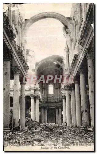 Ansichtskarte AK Arras Interieur de la cathedrale Militaria