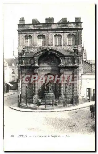 Ansichtskarte AK Arras La Fontaine de Neptune