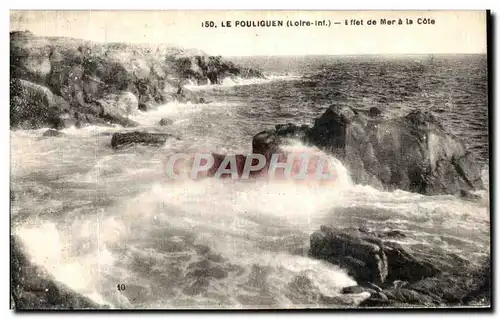 Cartes postales Le Pouliguen Effet de Mer a Le Cote