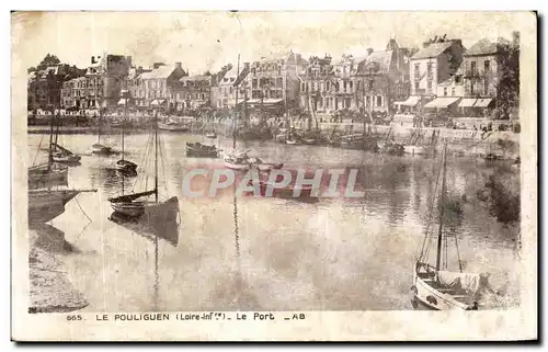 Cartes postales Le Pouliguen Le Port Bateaux