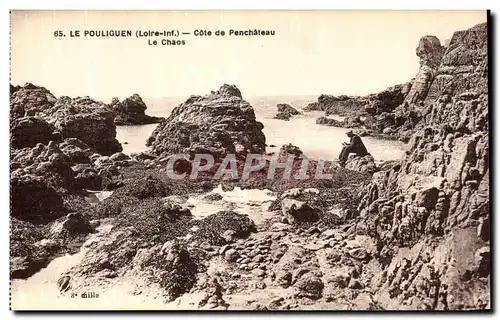 Cartes postales Le Pouliguen Cote de Penchateau Le Chaos