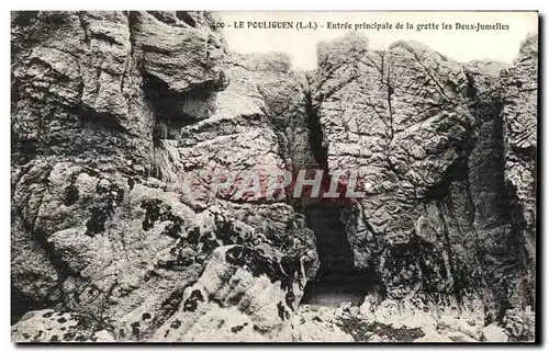 Cartes postales Le Pouliguen Entree Principale de la Grotte les Deux Jumelles