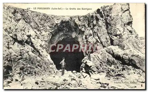 Ansichtskarte AK Le Pouliguen La Grotte des Korrigans