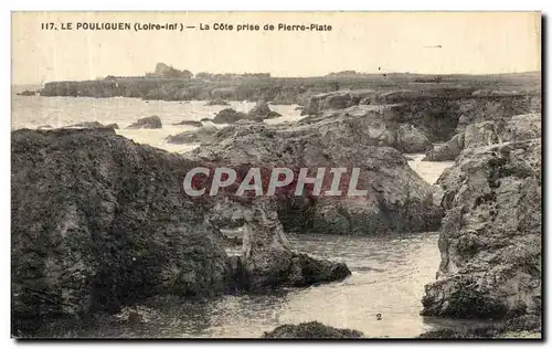 Cartes postales Le Pouliguen La Cote Prise de Pierre Plate