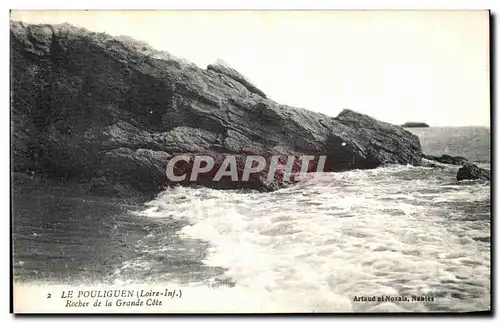 Ansichtskarte AK Le Pouliguen Rocher de la Grande Cote