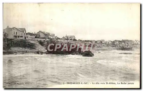 Cartes postales Prefailles La Cote vers St Gildas La Roche Percee