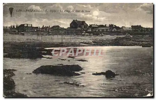 Cartes postales Prefailles La Plage au Clair du Lune