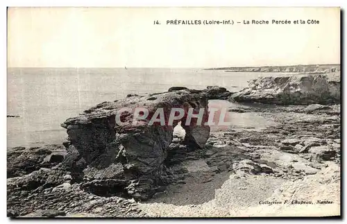 Ansichtskarte AK Prefailles La Roche Percee et la Cote