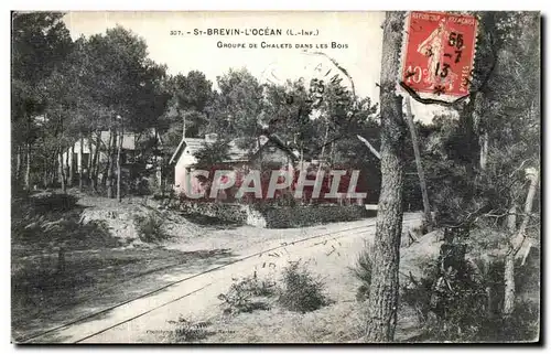 Cartes postales St Brevin l Ocean Groupe De Chalets Dans Les Bois