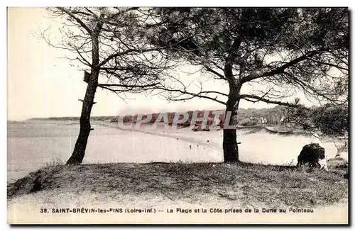 Cartes postales Saint Brevin Les Pins La Plage et la Cote Prises de la Dune au pointeau