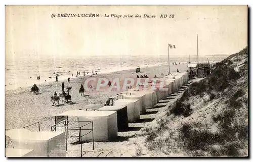 Cartes postales Saint Brevin L Ocean La Plage prise des Dunes