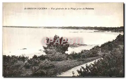 Ansichtskarte AK Saint Brevin l Ocean Vue Generale de la Plage prise du Pointeau