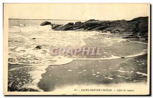 Ansichtskarte AK Saint Brevin l Ocean Effet de Vague