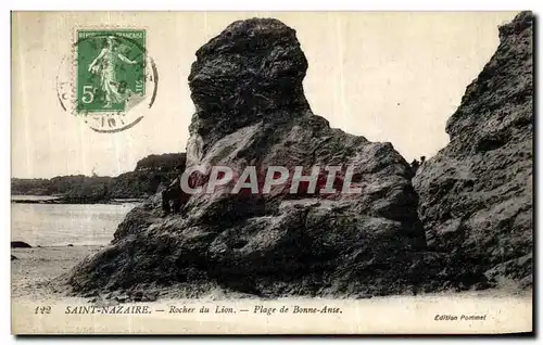 Cartes postales Saint Nazaire Rocher du Lion Plage de Bonne Anse