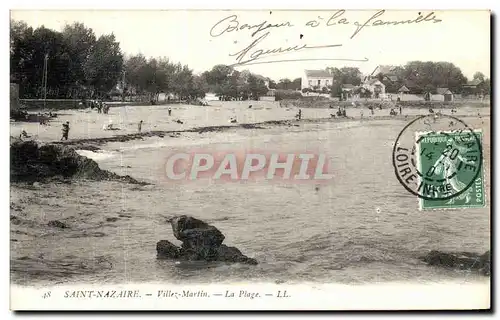 Ansichtskarte AK Saint Nazaire Villez Martin La Plage