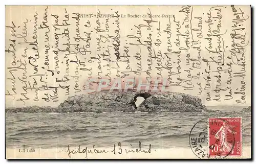 Cartes postales Saint Nazaire Le Rocher de Pierre Percee