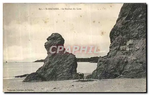 Ansichtskarte AK Saint Nazaire Le Rocher du Lion
