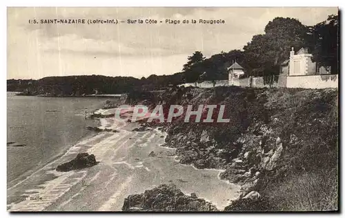 Ansichtskarte AK Saint Nazaire Sur le Cote Plage de la Rougeole