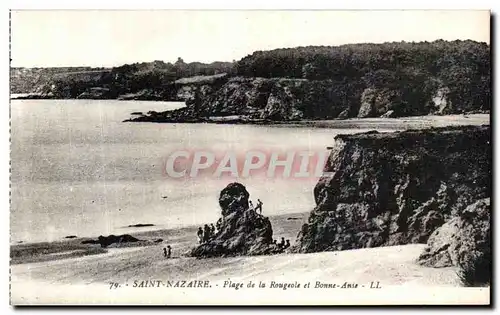 Cartes postales Saint Nazaire Plage de la Rougeole et Bonne Anse