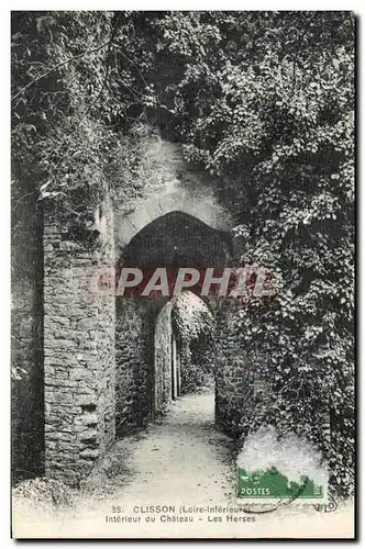 Ansichtskarte AK Clisson Interieur du Chateau Les Herses