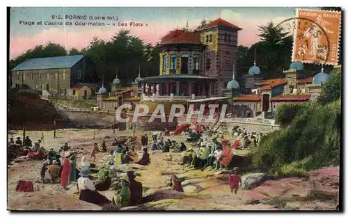 Cartes postales Pornic Plage et Casino de Gourmalon Les Flots